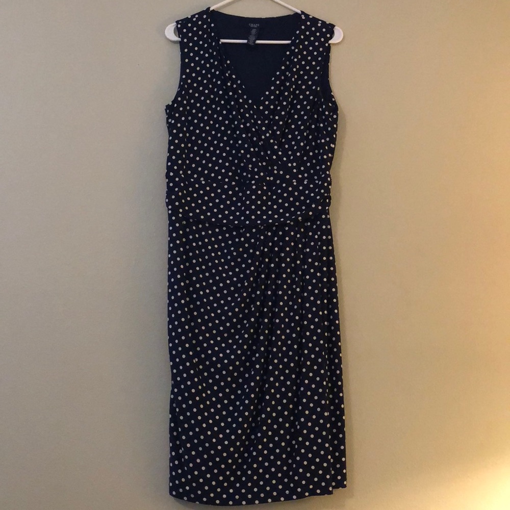 Ralph Lauren Chaps polka dot dress